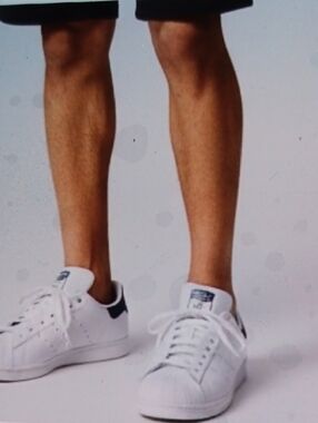 Adidas Original Stan Smiths White Leather Sneakers Size 10.5